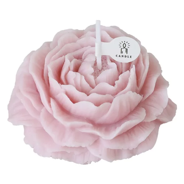 bougie en forme de fleur pour illuminer la saint valentin